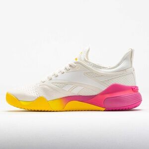 Reebok Nano Court women's training shoes in "Chalk/True Pink/Golden Haze